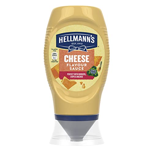 Hellmann's Käsegeschmack Sauce Gewürz 100% recycelbare Flasche eine glutenfreie Käsesauce geeignet für Vegetarier 250 ml von Hellmann's