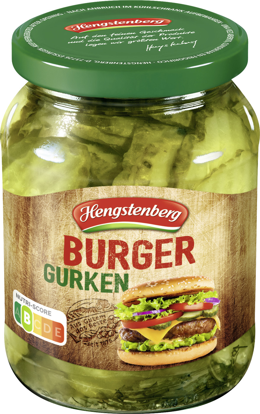 Hengstenberg Burger-Gurken 330G