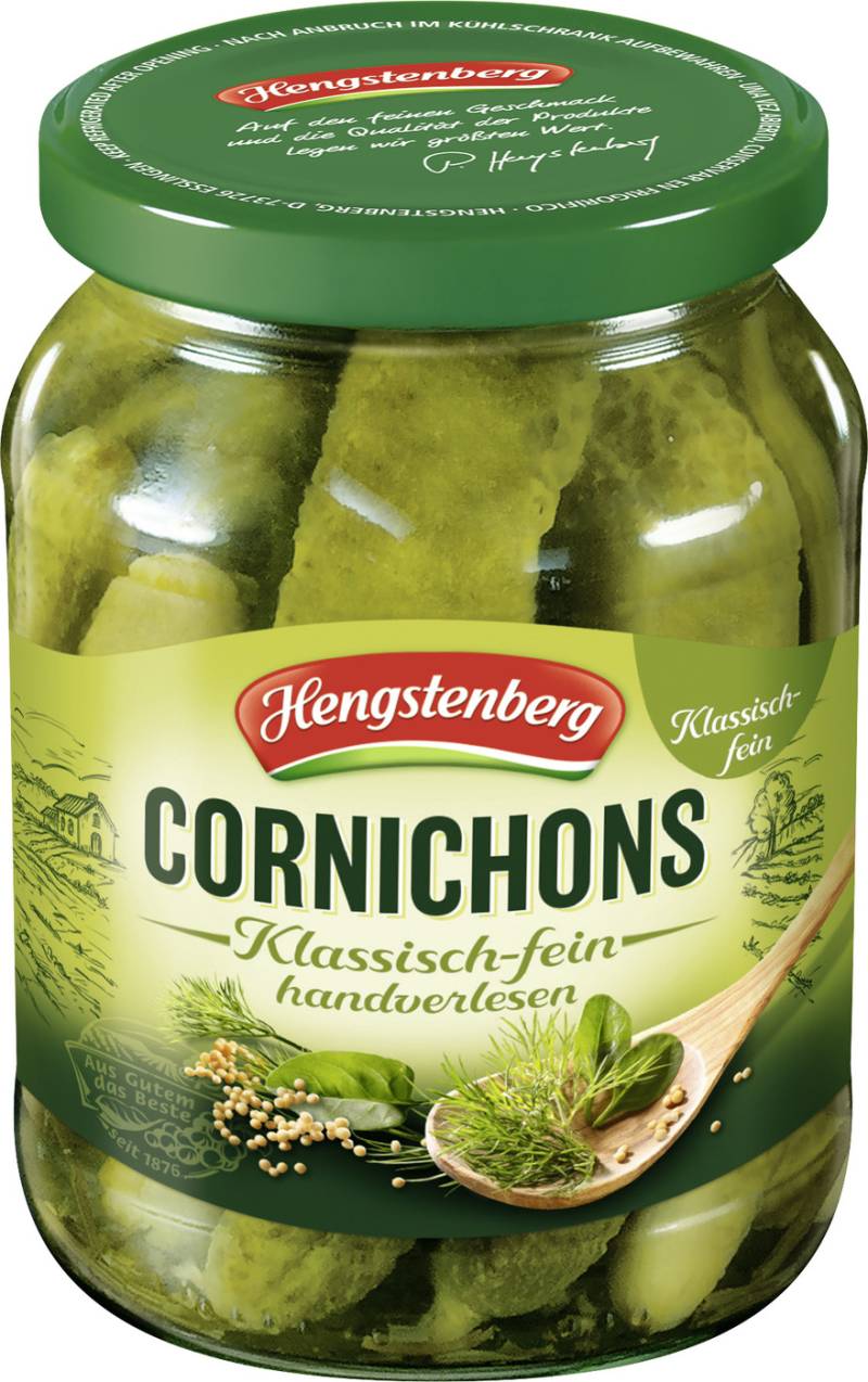 Hengstenberg Cornichons klassisch fein 330G