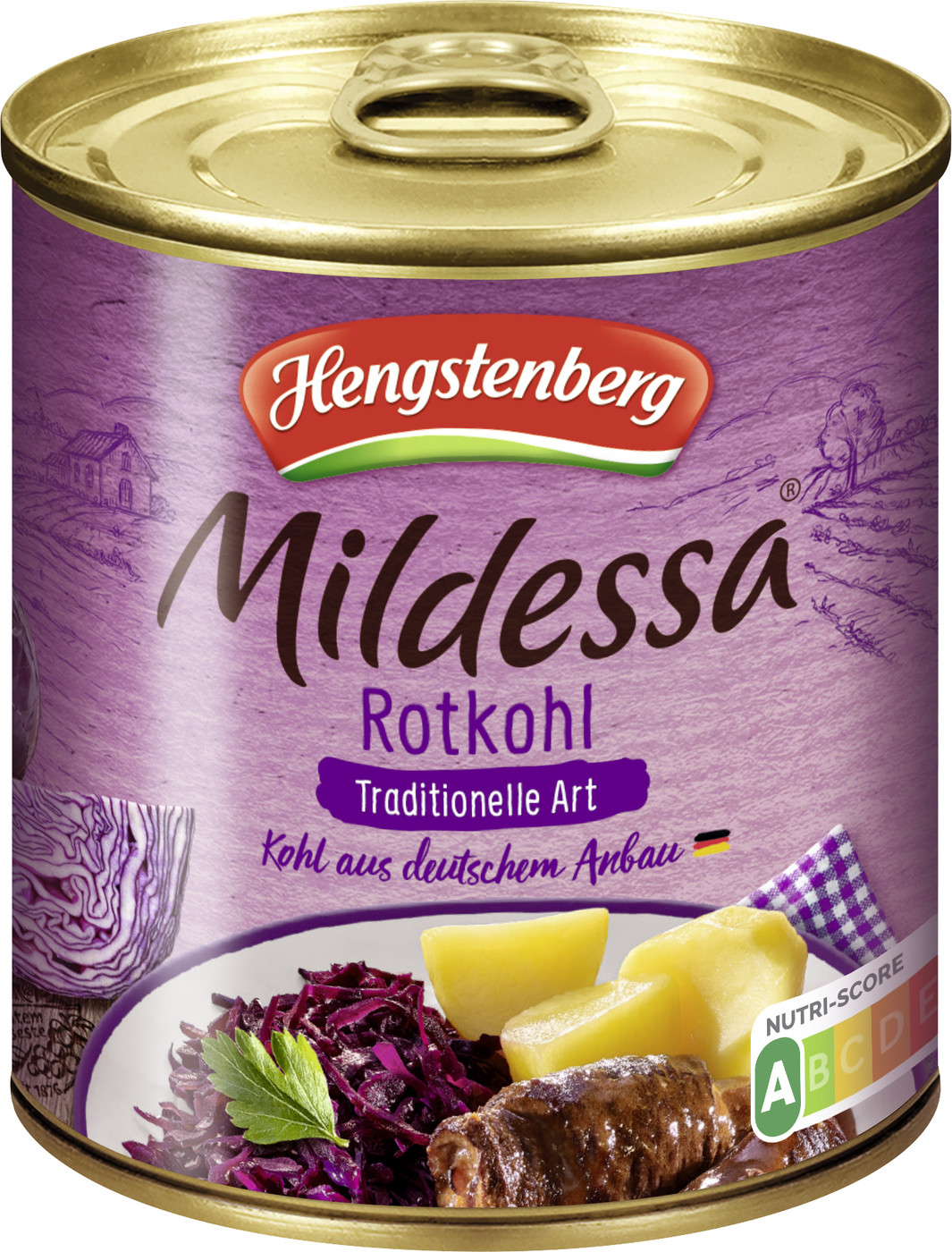 Hengstenberg Mildessa Rotkraut 300G