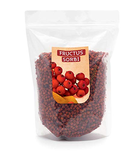 Ebereschenbeeren (Fructus Sorbi) getrocknet, Vogelbeeren ganz Eberesche 900G von Herbanordpol