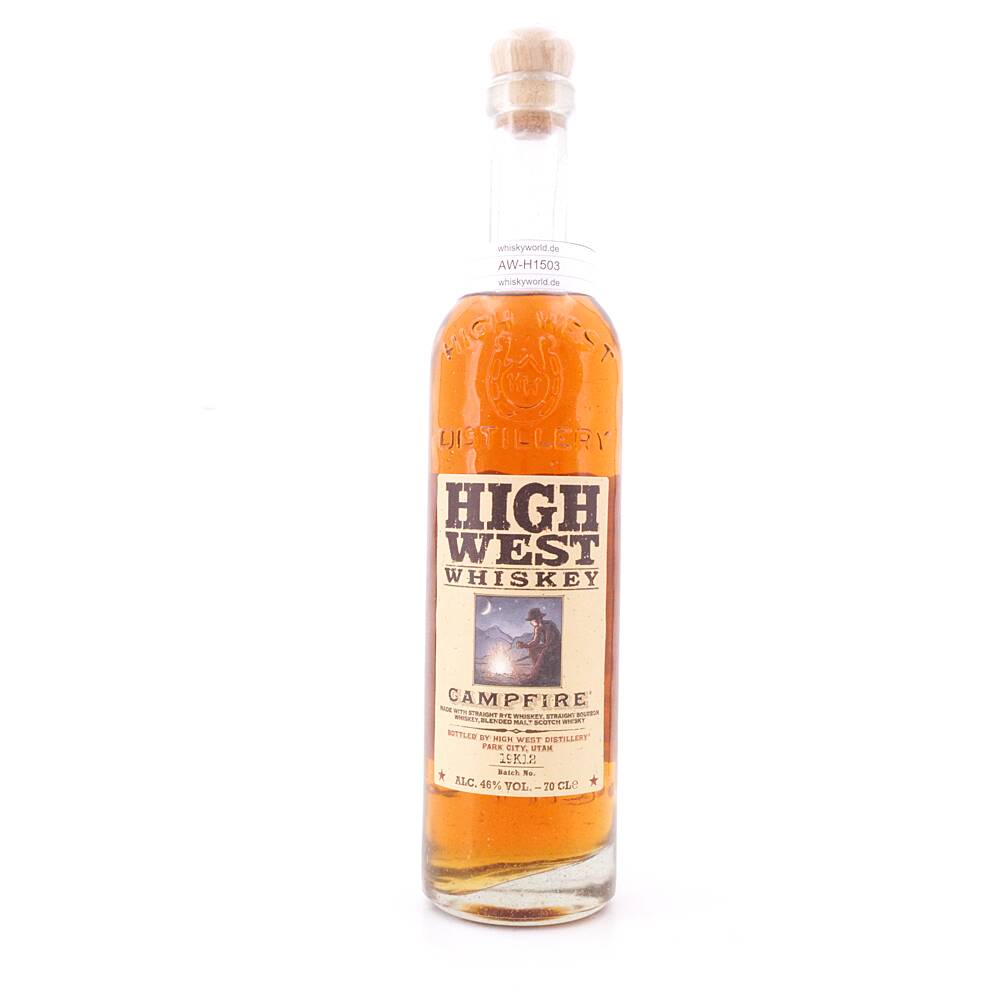 High West Campfire Straight Rye, Bourbon, Blended 0,70 L/ 46.0% vol High West Campfire Straight Rye, Bourbon, Blended 0,70 L/ 46.0% vol
