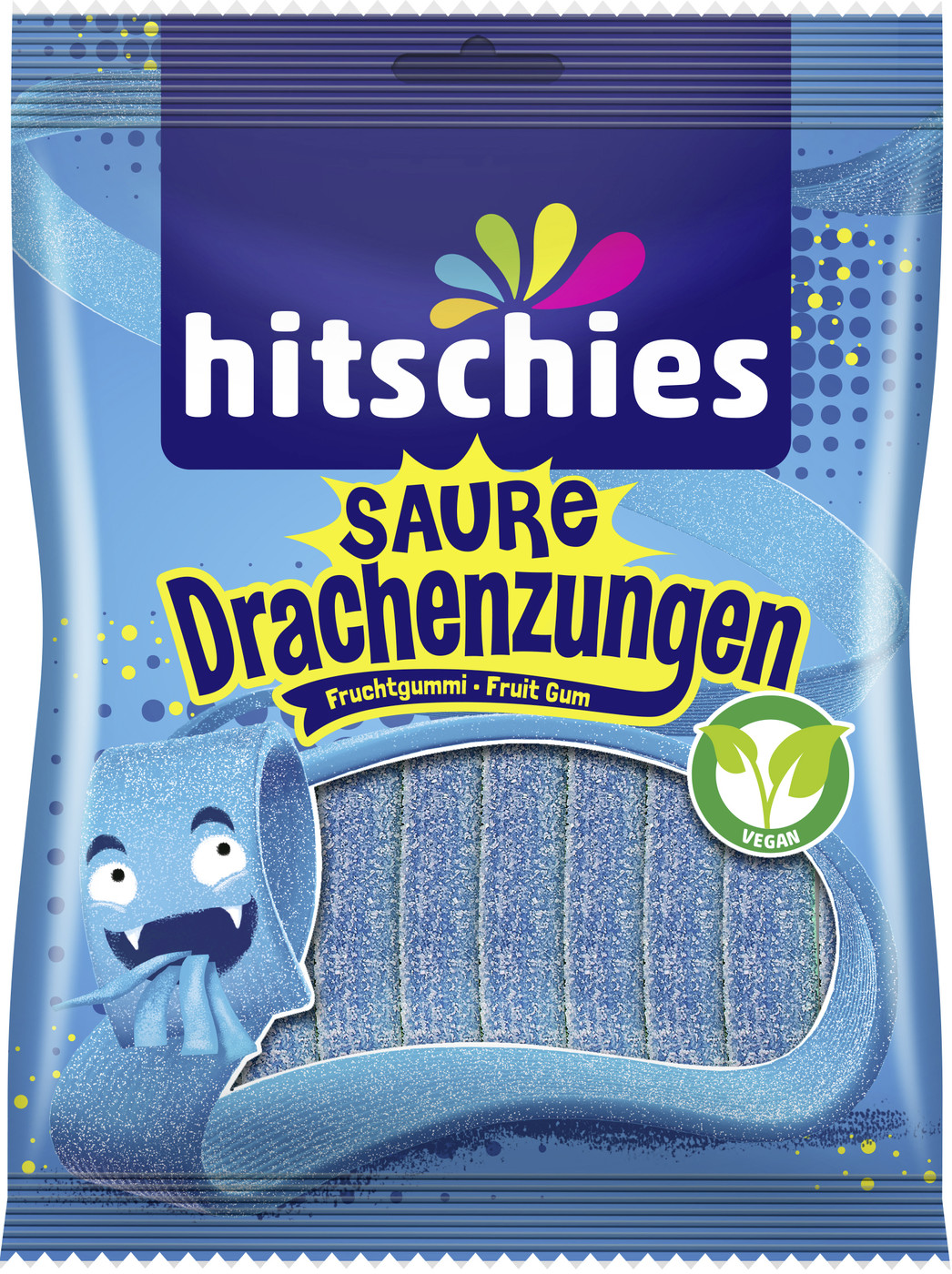 Hitschies Saure Drachenzungen blau 125G Hitschies Saure Drachenzungen blau 125G