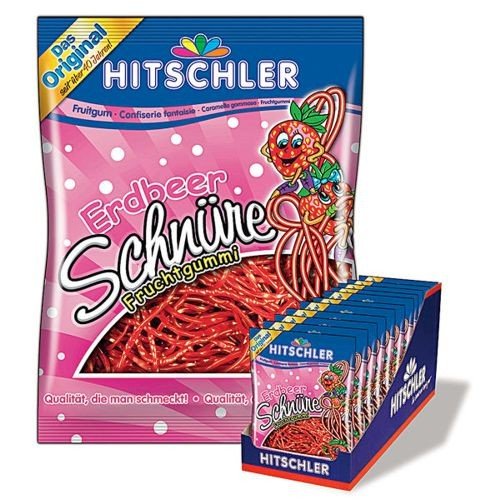 Hitschler Erdbeer Schnüre 15 x 125g Beutel von Hitschler