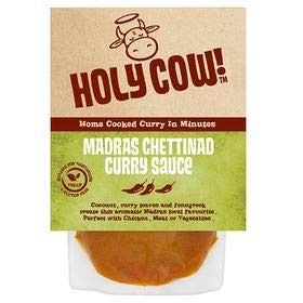 Holy Cow! Madras Chettinad Curry Sauce, 250 g, 12 Stück von Holy Cow!