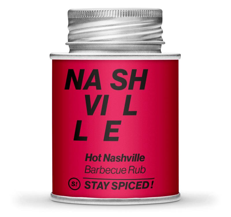 Hot Nashville BBQ - Barbecue Rub, 170ml Schraubdose
