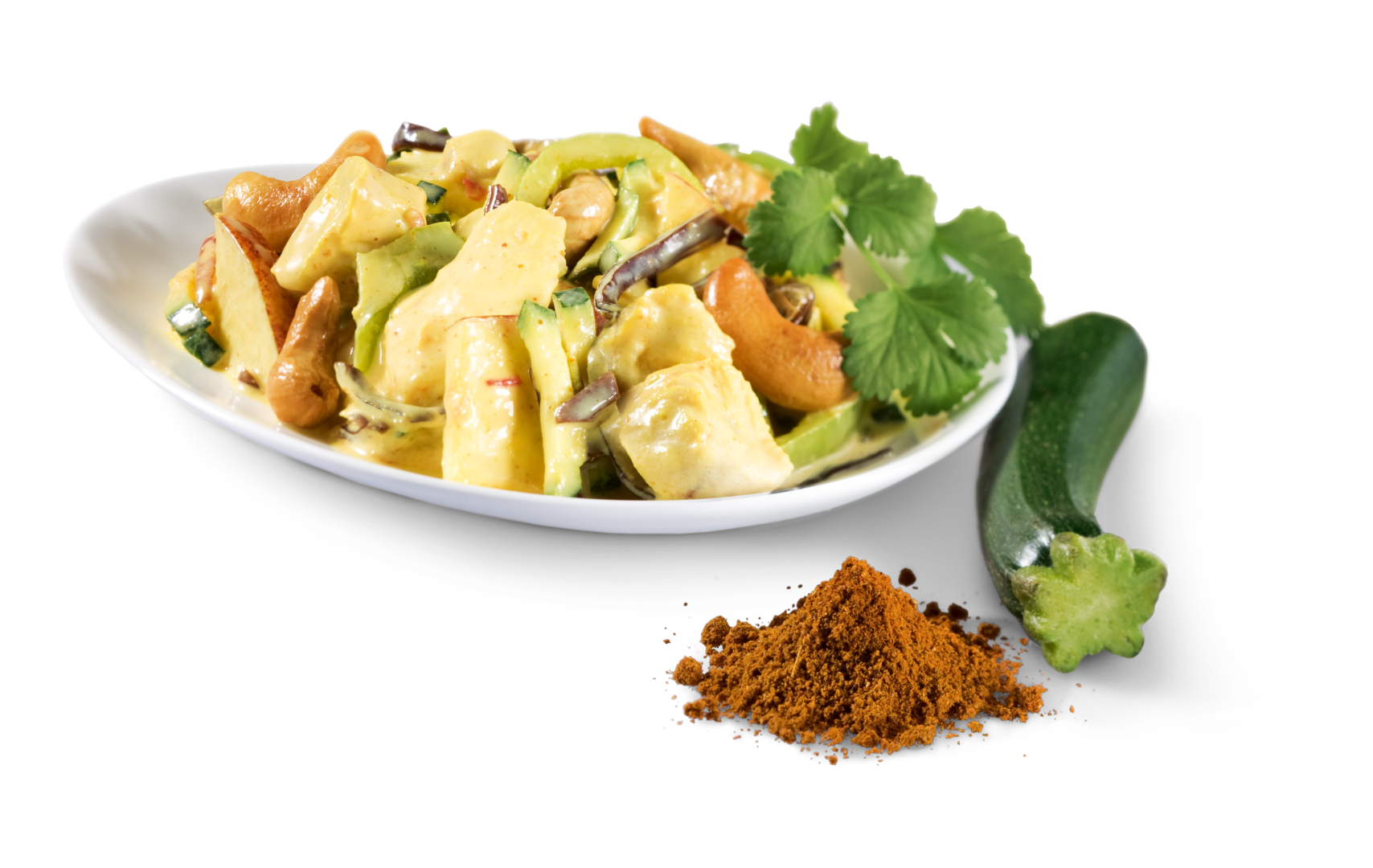 Huhn, Curry, Zucchini Huhn, Curry, Zucchini von Alois Dallmayr KG