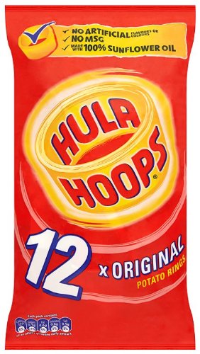 Hula Hoops Original Crisps 12er Pack (5 Stück) von Hula Hoops