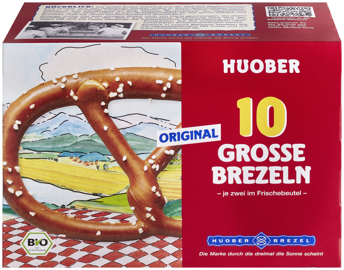 Huober Bio Große Brezeln 10ST 200G Huober Bio Große Brezeln 10ST 200G