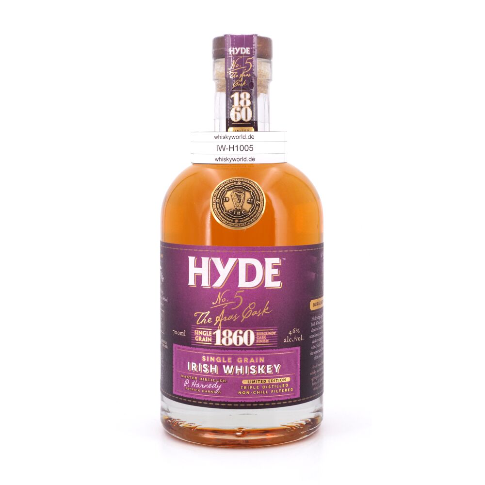 Hyde No. 5 Burgundy Wood finish 0,70 L/ 46.0% vol