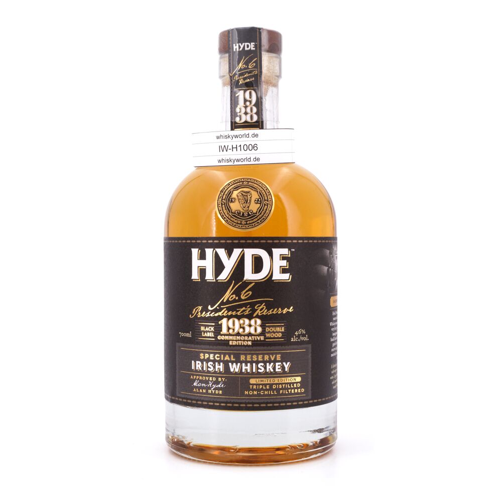 Hyde No. 6 Presidents Reserve Black Label Double 0,70 L/ 46.0% vol