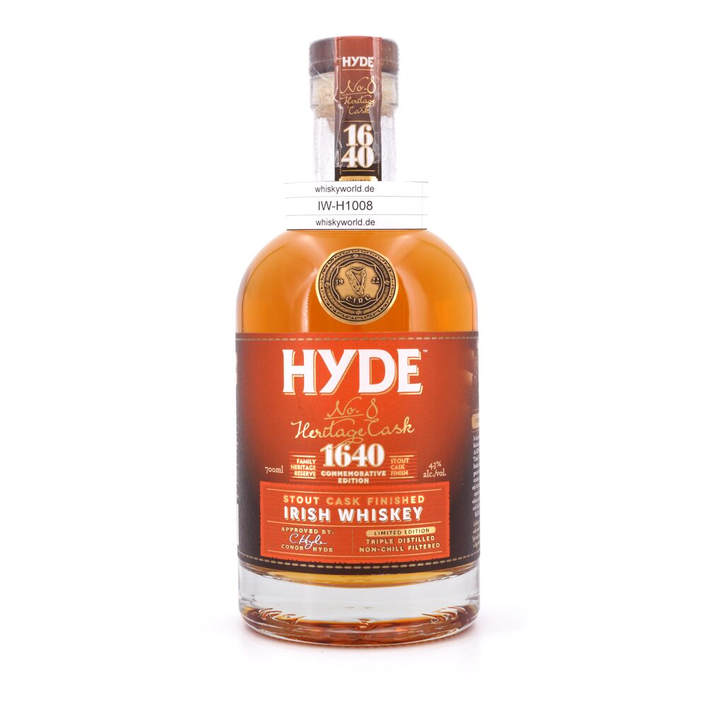 Hyde No. 8 Heritage Cask Stout Cask Finish 0,70 L/ 43.0% vol