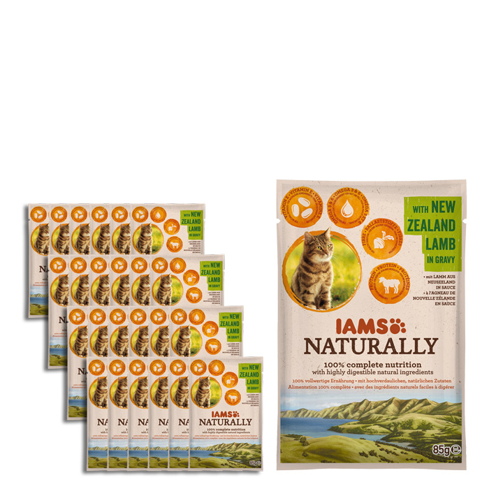 IAMS Naturally mit Lamm 24x85G IAMS Naturally mit Lamm 24x85G