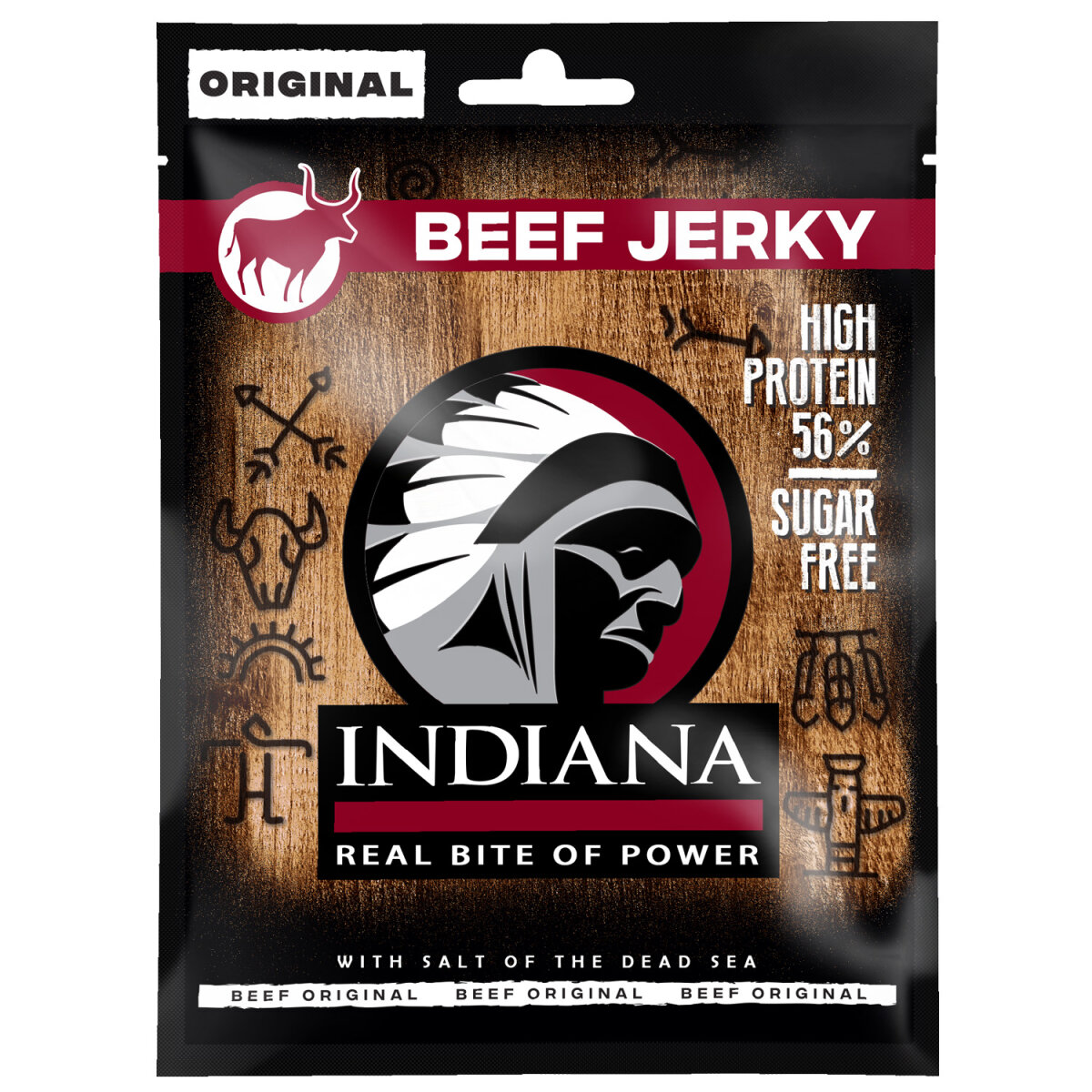 INDIANA Beef Jerky - 25g Einzelpack Original INDIANA Beef Jerky - 25g Einzelpack Original