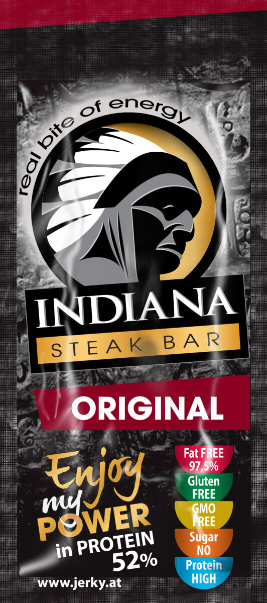 INDIANA Beef Steak Bar Original 20g 10er Pack INDIANA Beef Steak Bar Original 20g 10er Pack