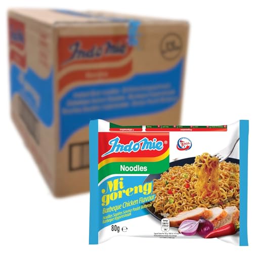 INDOMIE - Inst. Nudeln Mi Goreng Barbeque Hühne - Multipack (40 X 80 GR) von Indomie