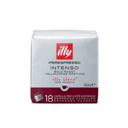 Illy Kaffee Iperespresso Dunkler Röstgrad - Set 2 Verpackungen von 18 Kapseln von Illy