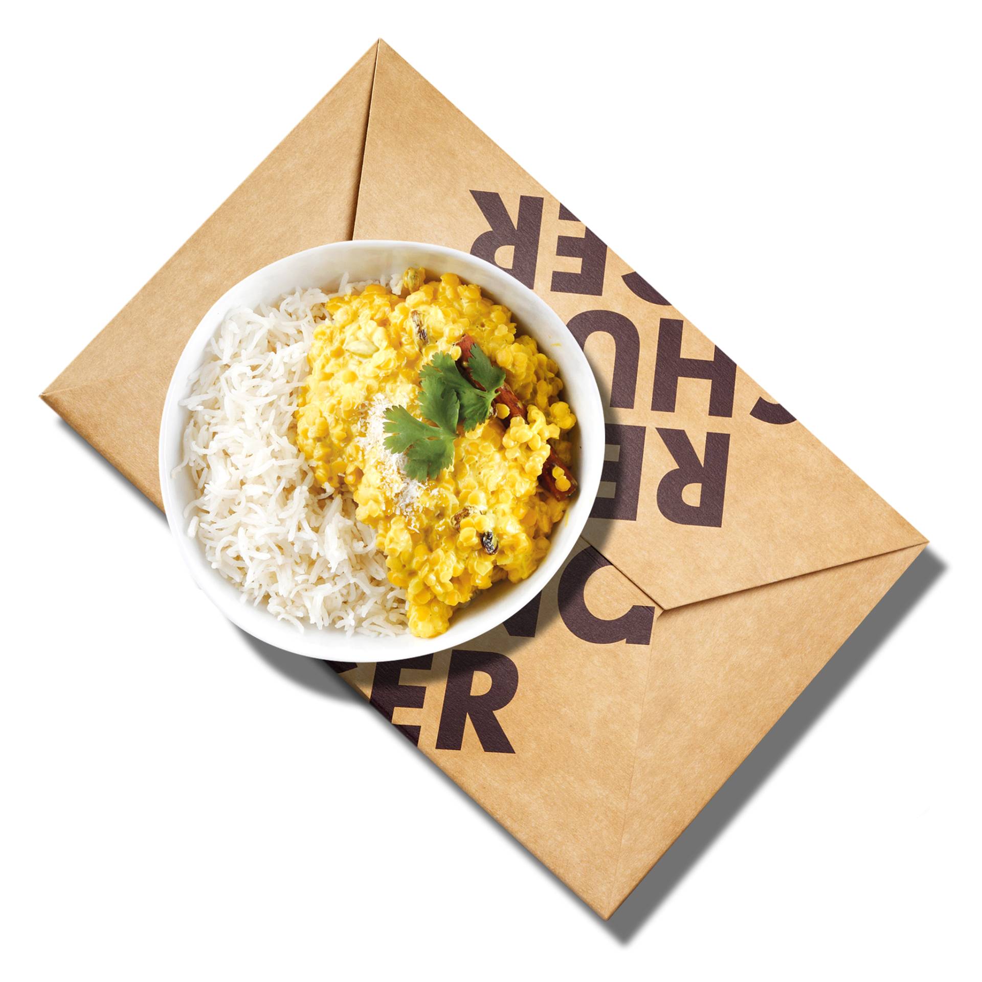 Reishunger Indisch Dal Box | Indisches Dal zum Selbermachen | Linsen Dal & Kichererbsen Dal | Zutaten für 4 Personen | Vegan