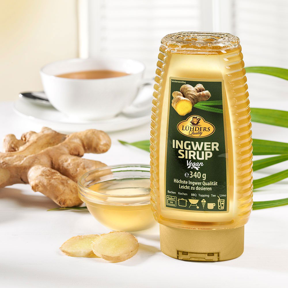 Ingwersirup vegan Ingwersirup vegan von Lühders Quality