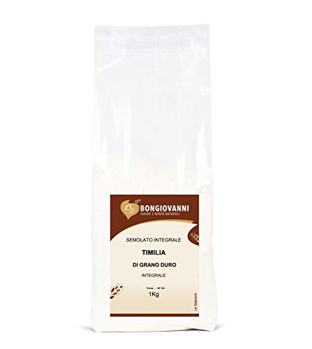 Timilia Vollkorn-Hartweizengrieß 1 kg von BONGIOVANNI FARINE E BONTA' NATURALI