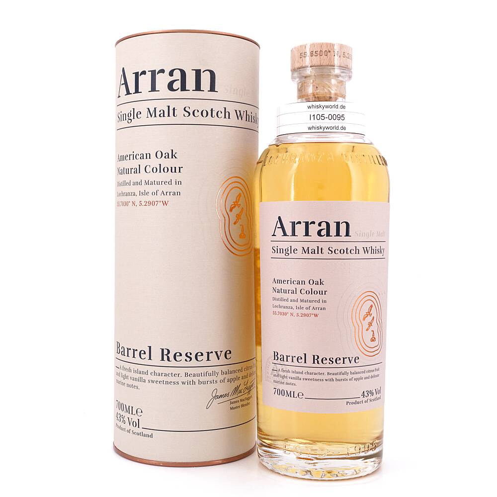 Isle of Arran Barrel Reserve 0,70 L/ 43.0% vol Isle of Arran Barrel Reserve 0,70 L/ 43.0% vol