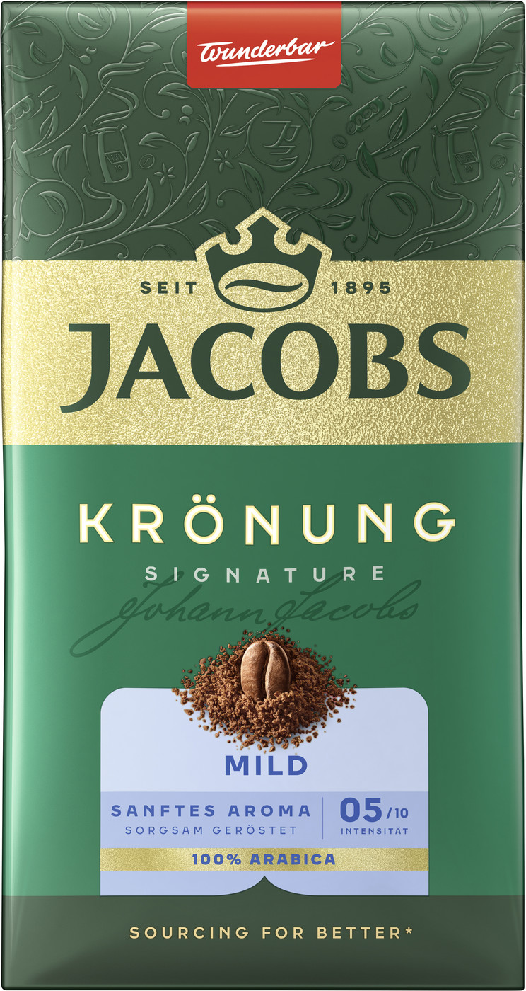 Jacobs Krönung Kaffee Mild gemahlen 500G Jacobs Krönung Kaffee Mild gemahlen 500G