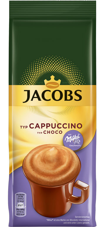 Jacobs Momente Choco Cappuccino Nachfüllbeutel 500G