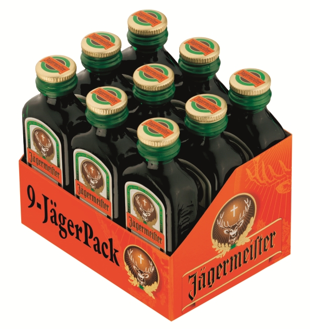 Jägermeister Kräuterlikör Partypackung 9ST 180ML