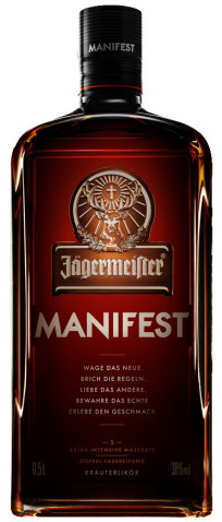 Jägermeister Manifest 38% 0,5L Jägermeister Manifest 38% 0,5L
