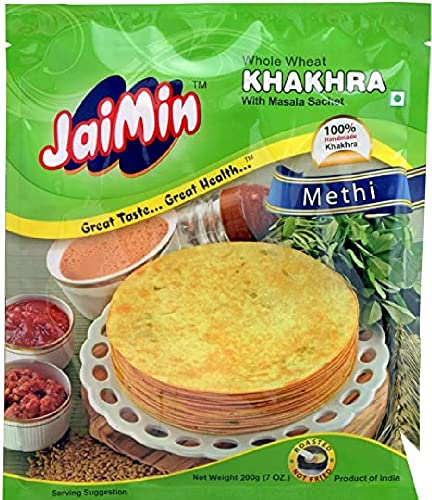 Jaimin Methi Khakhra 200 g von Red Rickshaw