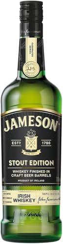 Jameson Caskmates Whiskey Stout Edition – Blended Irish Whiskey, gereift in Craft-Beer-Fässern – Milder Whiskey aus Irland – 1 x 0,7 l von Jameson