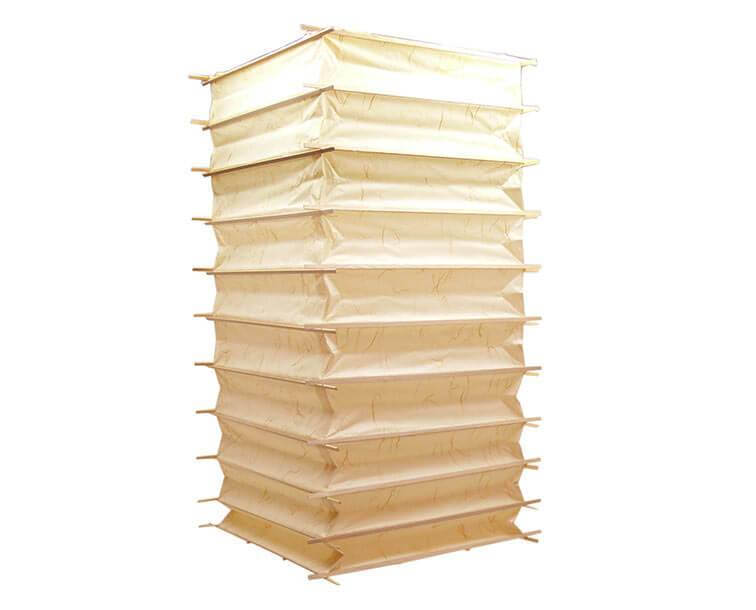 Japan Lampenschirm eckig aus Seidenpapier Japan Lampenschirm eckig aus Seidenpapier