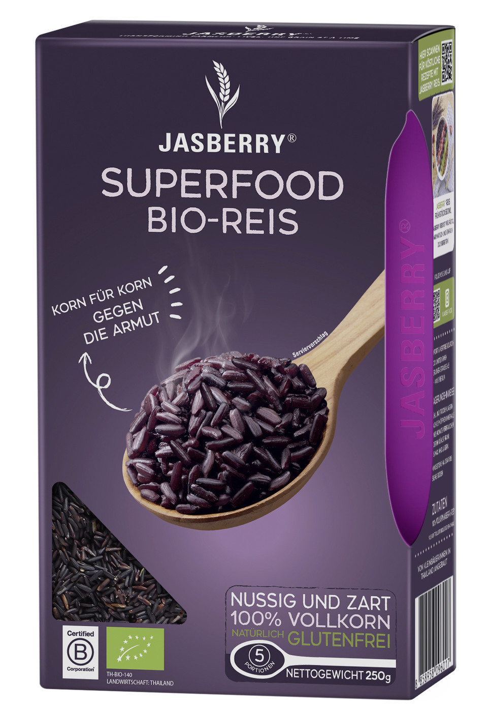 Jasberry Bio Superfood-Reis 250G Jasberry Bio Superfood-Reis 250G