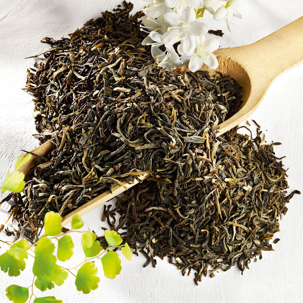 Schrader Jasmin Chung Hao, aromatisierter Grüntee Bio Schrader Jasmin Chung Hao, aromatisierter Grüntee Bio von Schrader