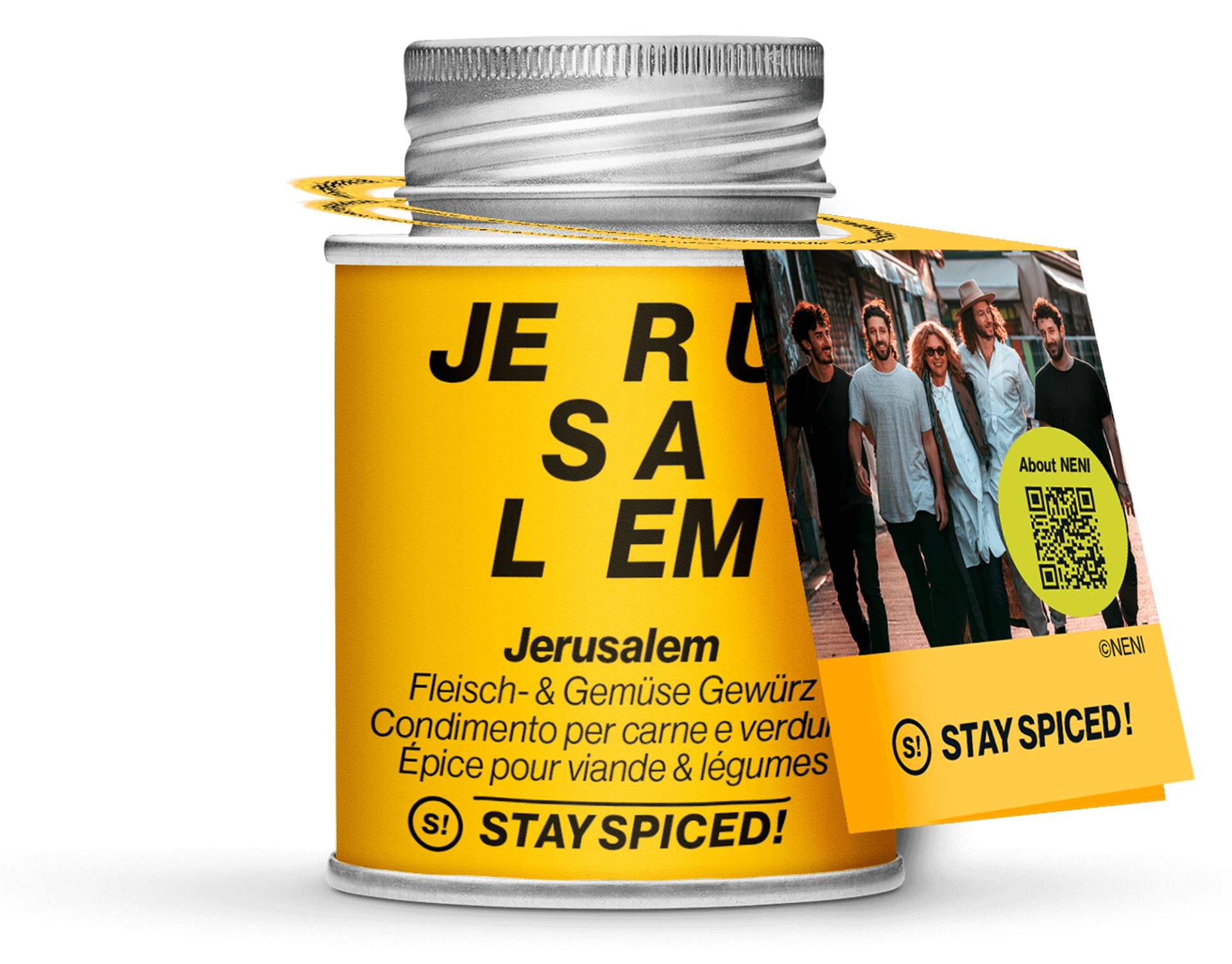 Jerusalem, Fleisch- & Gemüse-Gewürz, 170ml Schraubdose Jerusalem, Fleisch- & Gemüse-Gewürz, 170ml Schraubdose