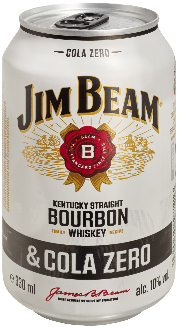 Jim Beam Bourbon & Cola Zero 0,33L