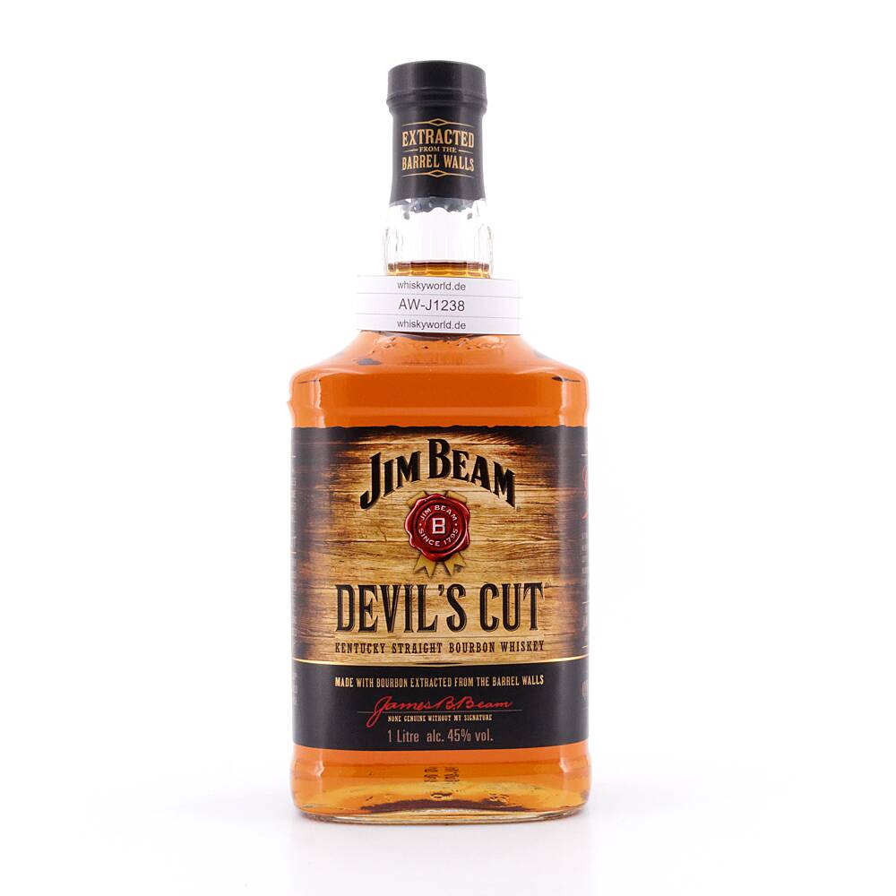 Jim Beam Devil`s Cut Literflasche 0,70 L/ 45.0% vol Jim Beam Devil`s Cut Literflasche 0,70 L/ 45.0% vol