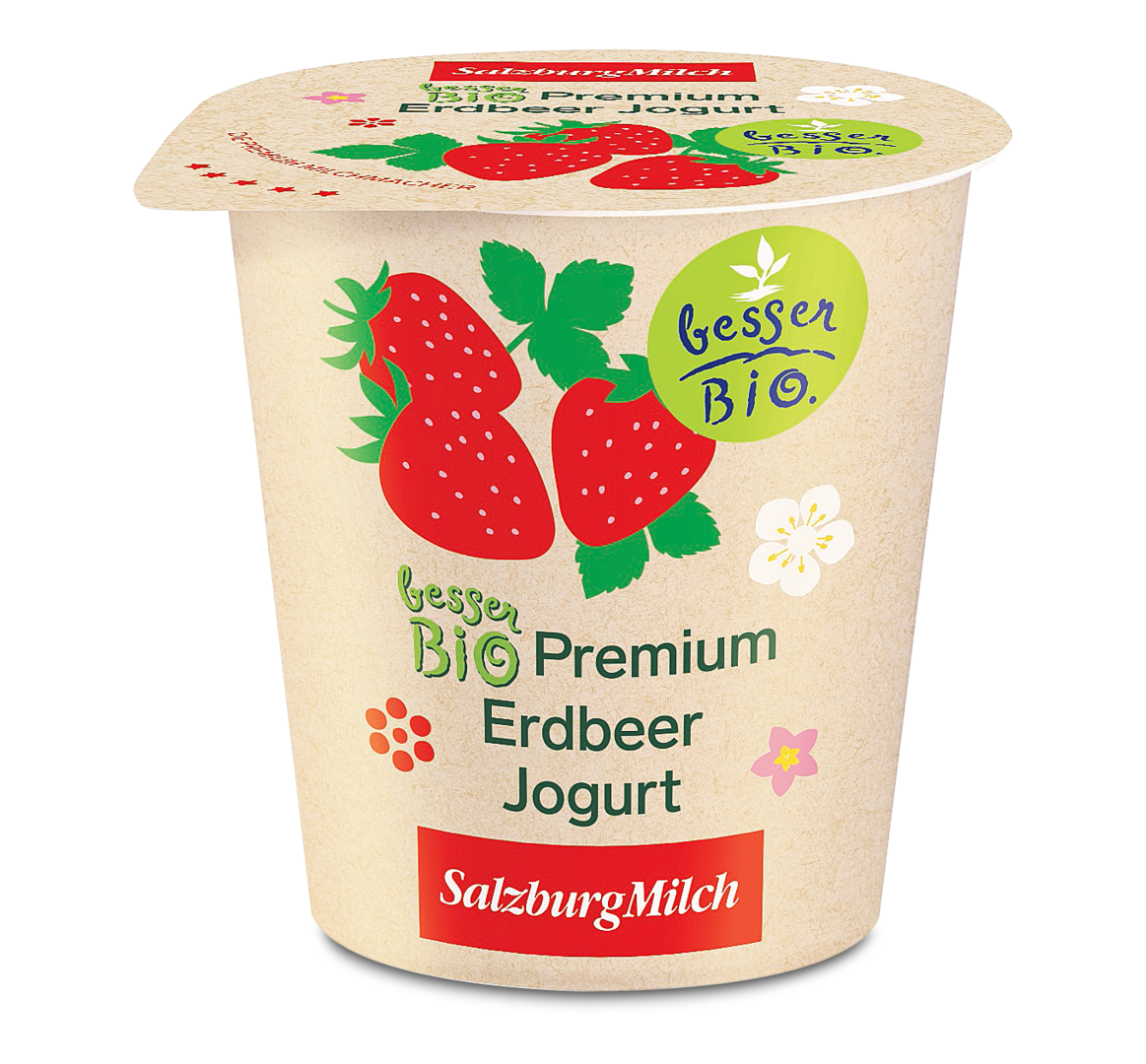 Jogurt Erdbeere 3,6% Bio von SalzburgMilch GmbH