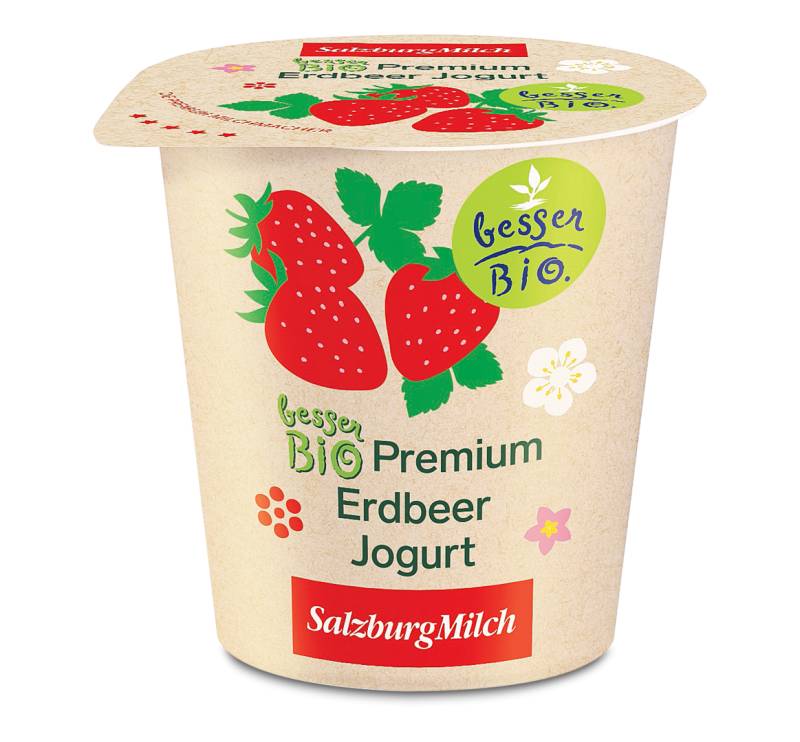 Jogurt Erdbeere 3,6% Bio von SalzburgMilch GmbH