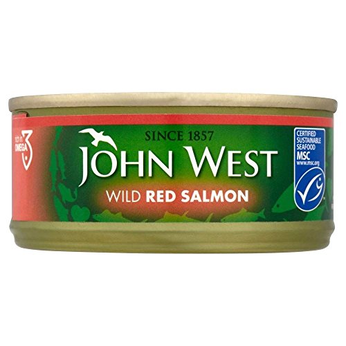 John West Wild Red Salmon (105g) - Packung mit 6