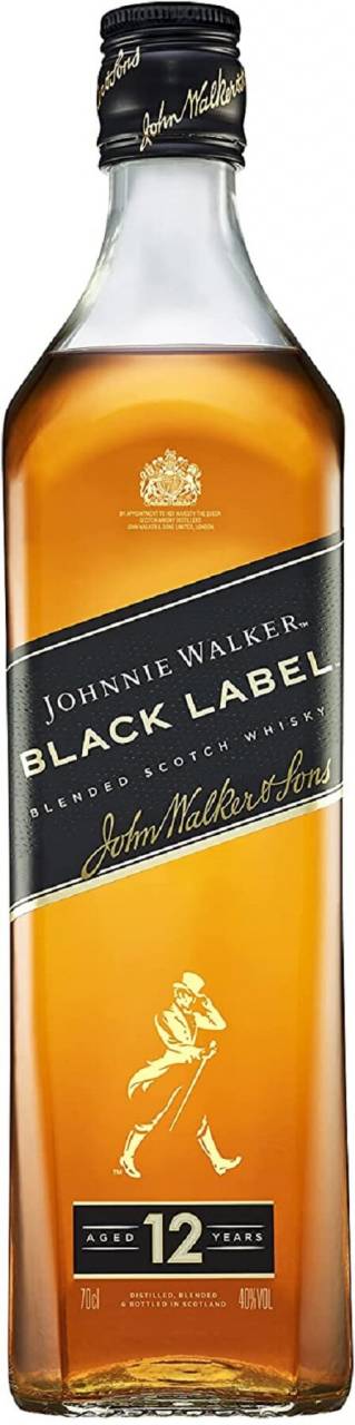 Johnnie Walker Black Label Blended Scotch Whisky 0,7 Liter