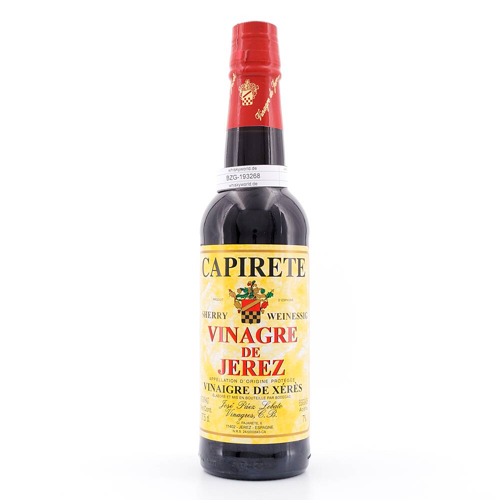 José Páez Lobato Capirete Jerez Essig Vinaigre de 0,375 L José Páez Lobato Capirete Jerez Essig Vinaigre de 0,375 L