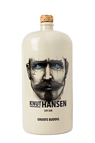 KNUT HANSEN DRY GIN | Weltweit ausgezeichnet | 14 regionale Zutaten wie Wachholder, Gurke, Basilikum | Abgefüllt in nachhaltiger Keramikflasche | 1,5L von KNUT HANSEN DRY GIN