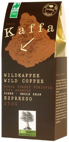 Kaffa Fairtrade Wildkaffee Espresso ganze Bohne Kaffa Fairtrade Wildkaffee Espresso ganze Bohne