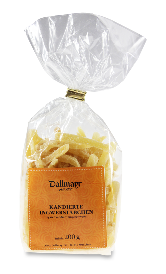 Kandierte Ingwerstäbchen Dallmayr Kandierte Ingwerstäbchen Dallmayr von Alois Dallmayr KG