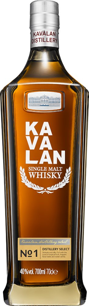 Kavalan Distillery Select No.1 Single Malt 40%vol Kavalan Distillery Select No.1 Single Malt 40%vol