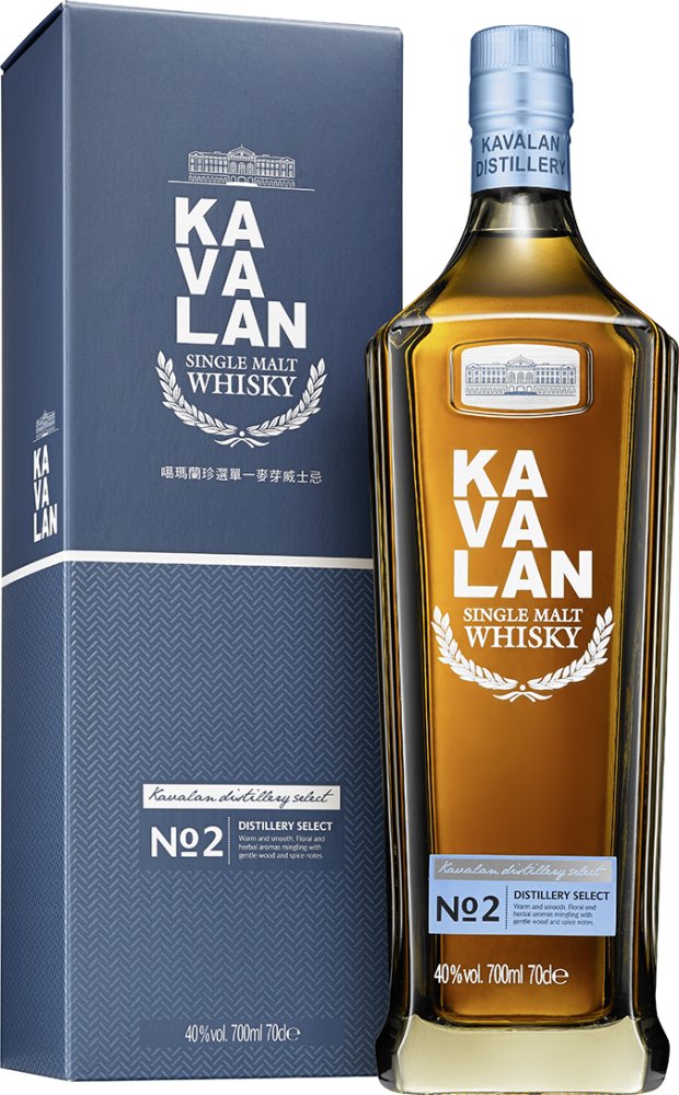 Kavalan Distillery Select No.2 Single Malt 40%vol Kavalan Distillery Select No.2 Single Malt 40%vol