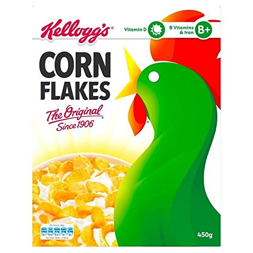 Kelloggs Cornflakes 450G (Packung mit 4)