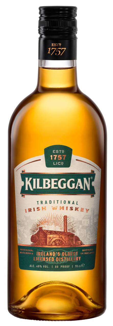 Kilbeggan Traditional Irish Blended Whiskey 0,7l