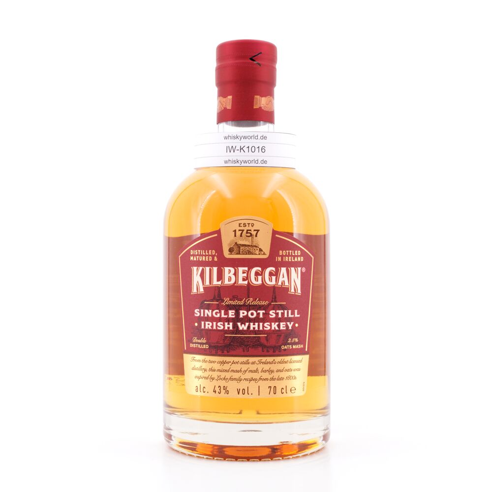 Kilbeggan Single Pot Still Irish Whiskey 0,70 L/ 43.0% vol